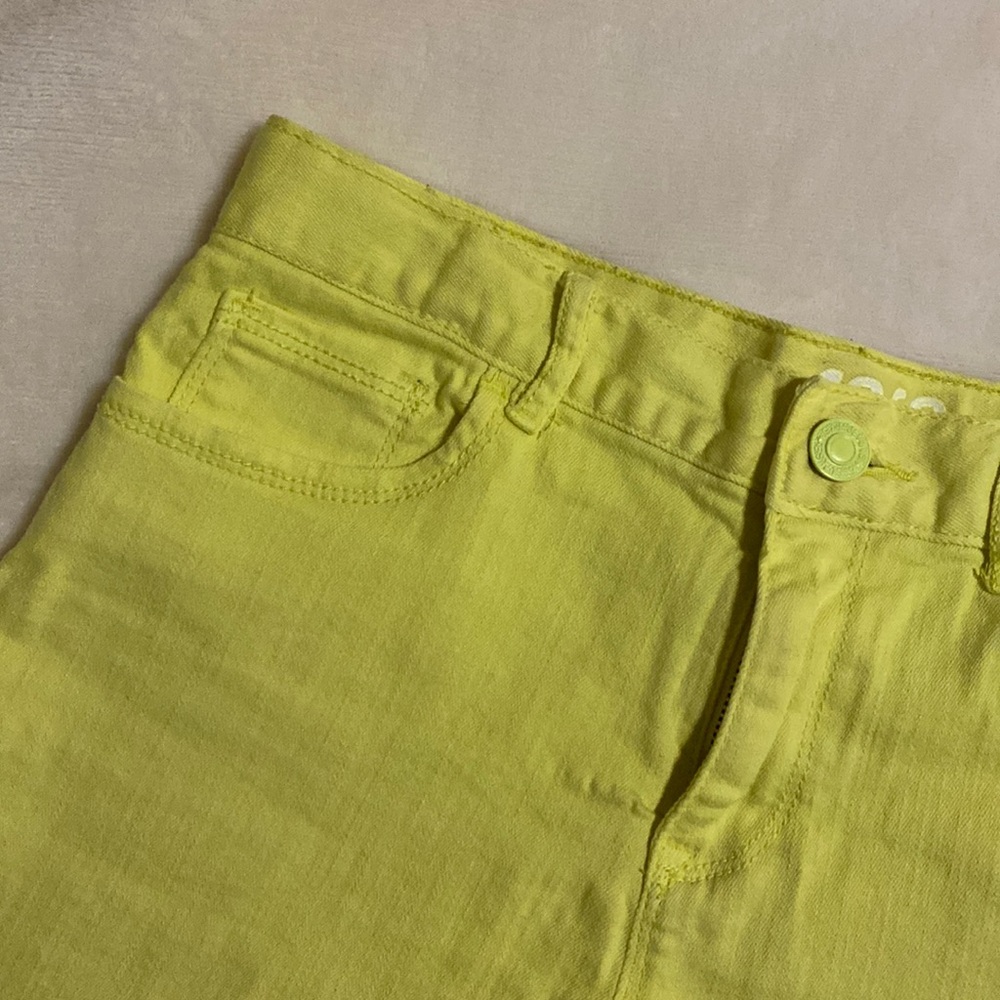 GapKids Yellow jean shorts